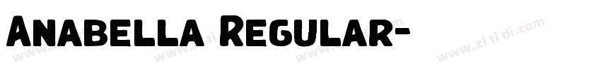 Anabella Regular字体转换 Anabella Regular字体转换